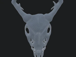 Ram skull mask decoration 3D Model