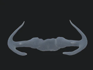 Ram skull mask decoration 3D Model