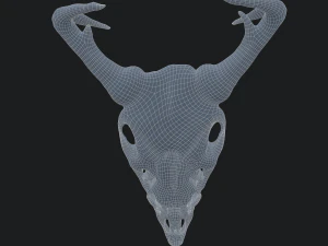 Ram skull mask decoration 3D Model