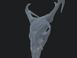 Ram skull mask decoration 3D Model