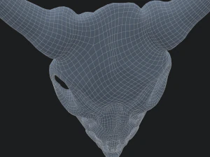 Ram skull mask decoration 3D Model