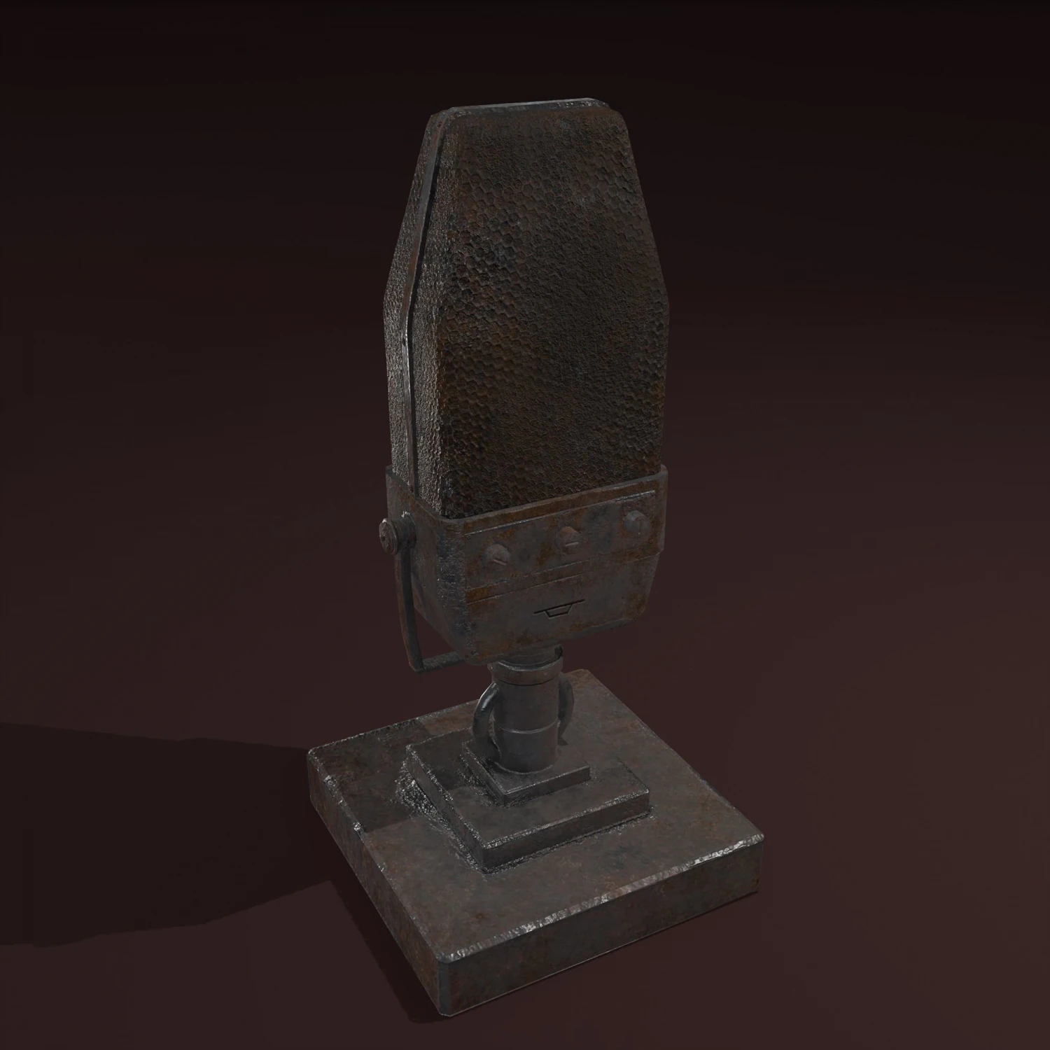 ビンテージマイク 3Dモデル .c4d .max .obj .3ds .fbx .stl .blend 