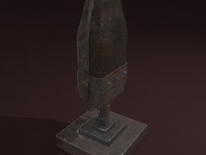 Vintage microphone 3D Model