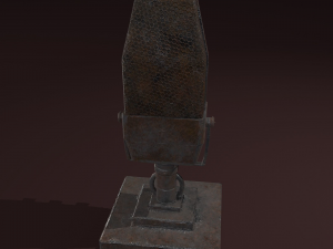 Vintage microphone 3D Model
