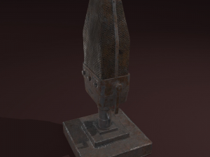 Vintage microphone 3D Model