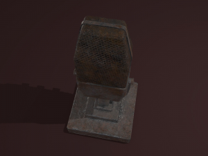 Vintage microphone 3D Model