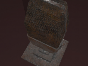 Vintage microphone 3D Model