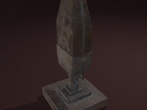 Vintage microphone 3D Model