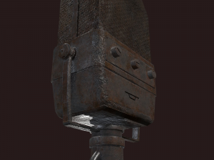 Vintage microphone 3D Model
