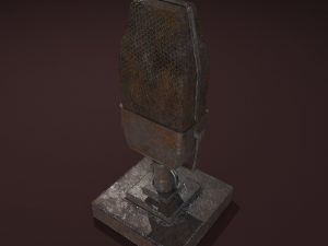 Vintage microphone 3D Model