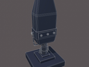 Vintage microphone 3D Model