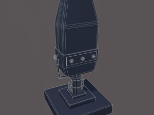 ビンテージマイク 3Dモデル