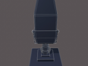 Vintage microphone 3D Model
