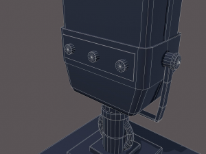 Vintage microphone 3D Model