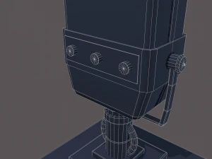 ビンテージマイク 3Dモデル
