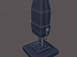 Vintage microphone 3D Model