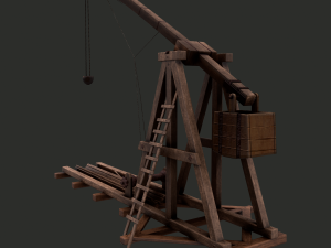 Trebuchet 3D Model