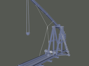 Trebuchet 3D Model