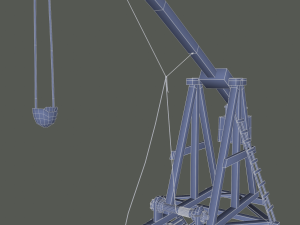 Trebuchet 3D Model