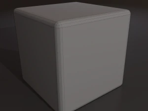 Multi-colors emissive dice package low-poly 3D Model