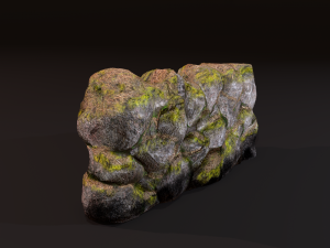 River rock wall 3D मॉडल