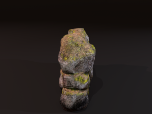 River rock wall 3D मॉडल