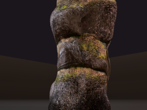 River rock wall 3D मॉडल