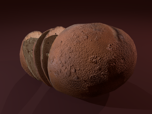 Sliced bread Model 3D