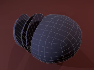 P&atilde;o fatiado Modelo 3D