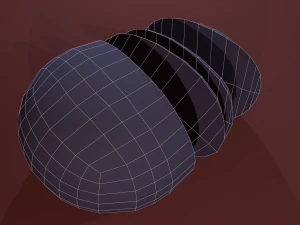 P&atilde;o fatiado Modelo 3D