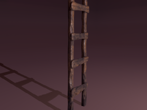 Old dirty ladder Modelo 3D