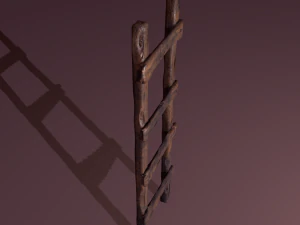 Old dirty ladder 3D Model