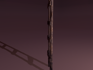 Old dirty ladder Modelo 3D