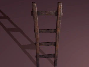 Old dirty ladder 3D Model