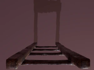Old dirty ladder 3D Model