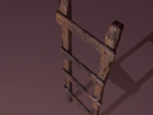 Old dirty ladder 3D Model