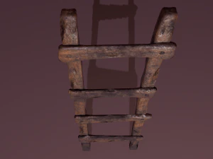 Old dirty ladder 3D Model