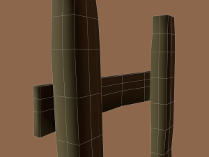 Old dirty ladder Modelo 3D