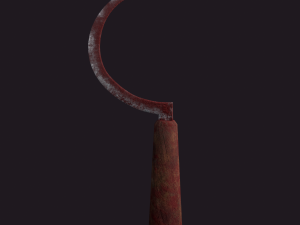 Bloody sickle 3D Model