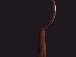 Bloody sickle 3D Model