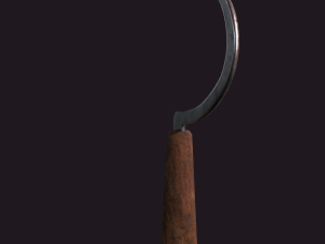 Bloody sickle 3D Model