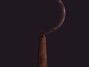 Bloody sickle 3D Model