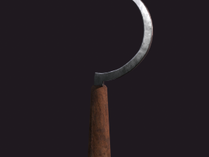 Bloody sickle 3D Model