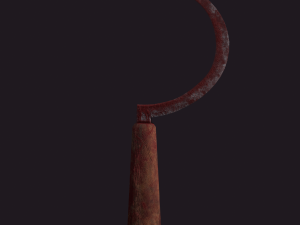 Bloody sickle 3D Model