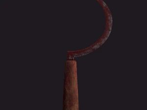 Bloody sickle 3D Model