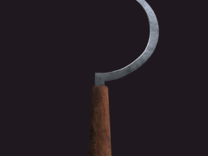 Bloody sickle 3D Model