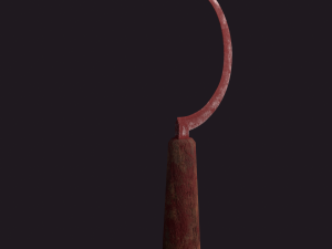 Bloody sickle 3D Model