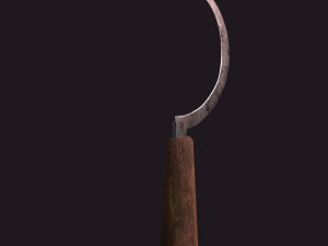 Bloody sickle 3D Model