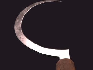 Bloody sickle 3D Model