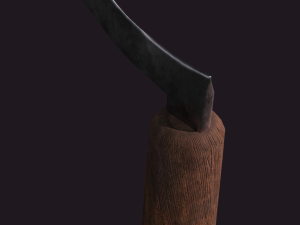 Bloody sickle 3D Model